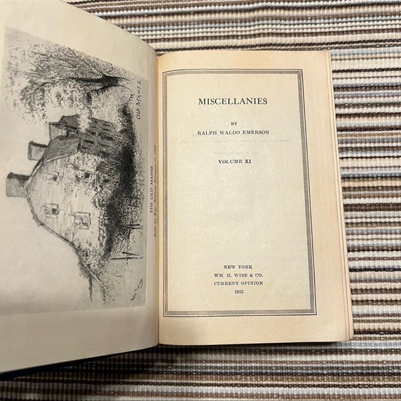 Antique Book ~ Emerson’s Complete Writings Vol. 11 & 12 - Picture 7 of 10